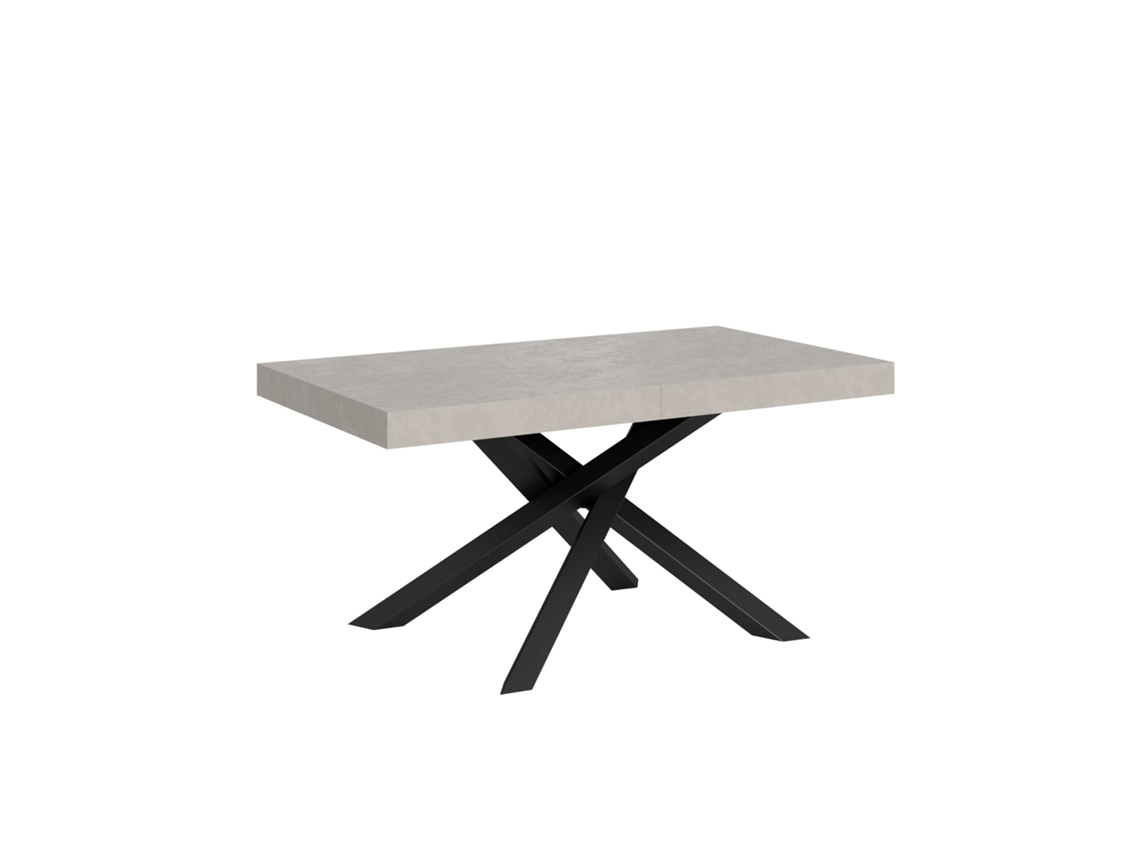 Mesa extensible 160/420x90 cm Volantis Cashmere Patas Antracita Itamoby