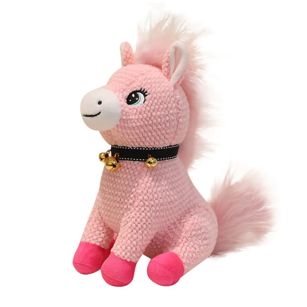 (rosa, 30cm) Estatueta De Cavalo Do Zodíaco Makawaii, Fofa E Criativa