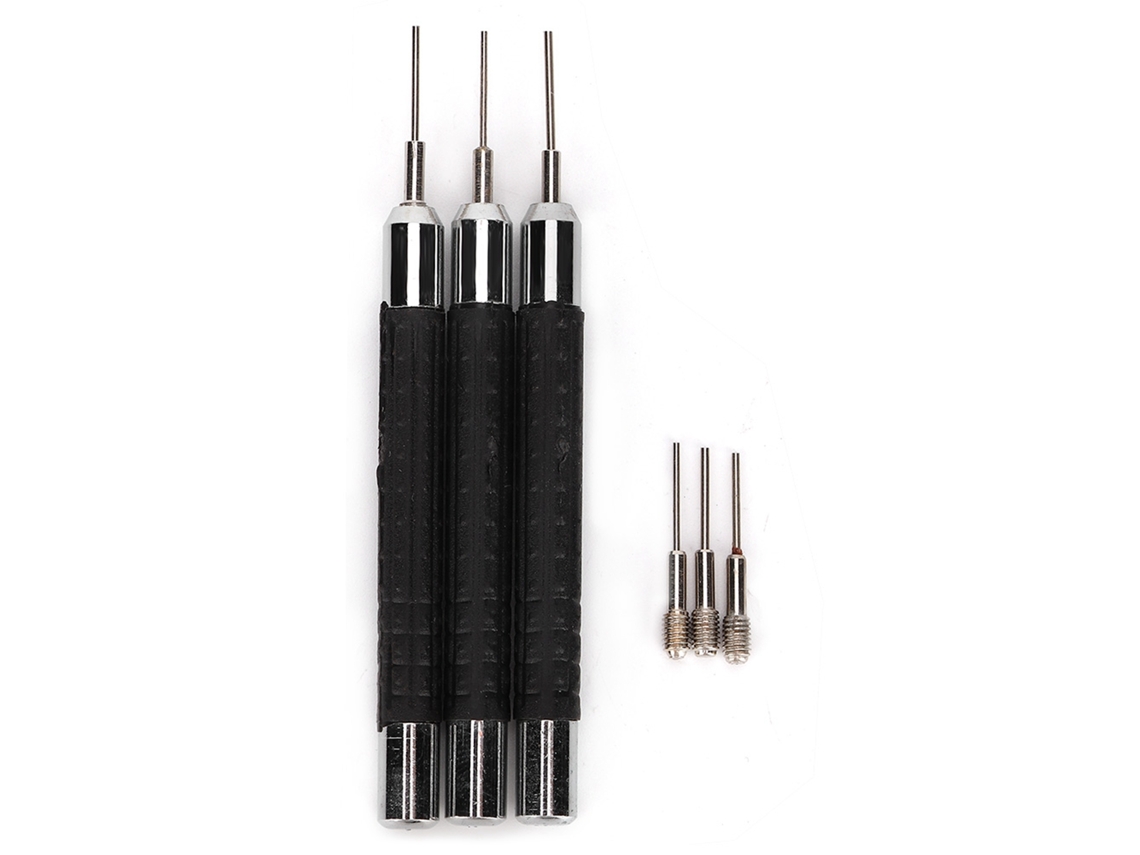 Juego De 3 Extractores De Eslabones Para Correas De Reloj Con 3 Agujas Intercambiables. Herramienta De Reparación.