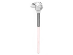 Sensor De Temperatura De Resistencia Térmica Blindado Montado Con Cabezal Wrn-122, Sonda De 300 Mm, Rango De 0 A 1300 °c.