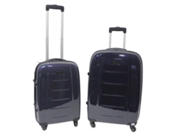 DHG Set de 2 maletas Trolleys con 4 ruedas