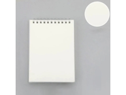 Libreta Plegable De 80 Hojas Con Espiral, Práctica Y Cómoda, De Papel Grueso, Tamaño A6, En Blanco.