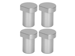 4 Piezas Bloques De Límite De Mesa Para Carpintería Bancada Multifuncional Clavijas Frenos 20mm Plata