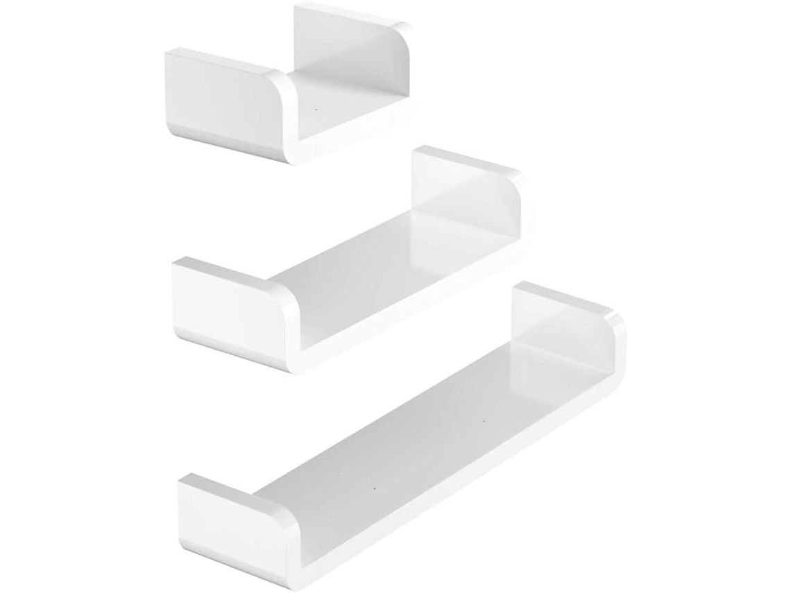 Estante de baño con ventosa (juego de 3)