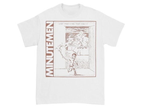 Camiseta ROCKINSTONE Minutemen O que faz um homem iniciar incêndios? (S)