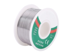 1 unidad de alambre de soldadura con fundente, bobina de estaño de 0,8 mm para soldadura electrónica.