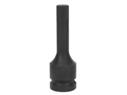 Llave De Impacto Hexagonal De 1/2 Pulgada Con Adaptador Para Puntas, Acero Cromo-molibdeno H10