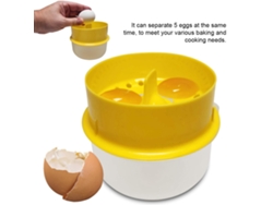 Separador de huevos de plástico con recipientes para cocina y repostería con marca