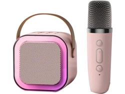 Altavoz Bluetooth Portátil K12 Mini Con Micrófono, Regalo De Cumpleaños, Recuerdo De Fiesta, Rosa.
