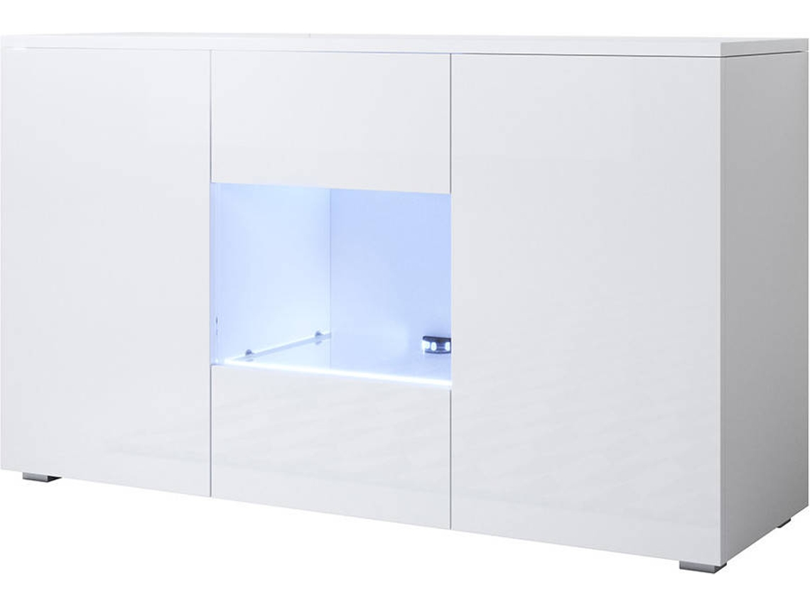 Aparador MÓVEIS BONITOS Luke (Blanco - 120x40x72 cm)