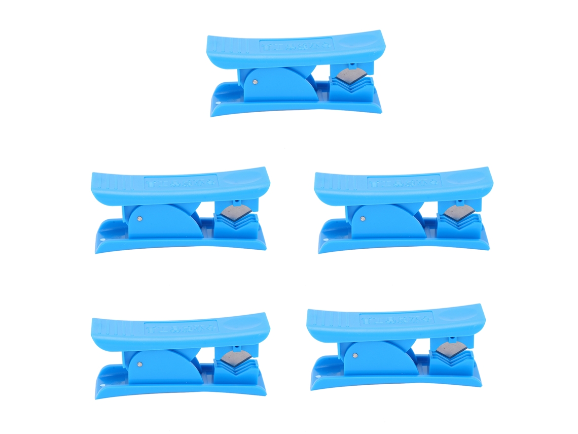 5 Piezas Artículos Consumibles Tijera De Tela Cortador De Tubo Para Impresora 3d Azul Portátil