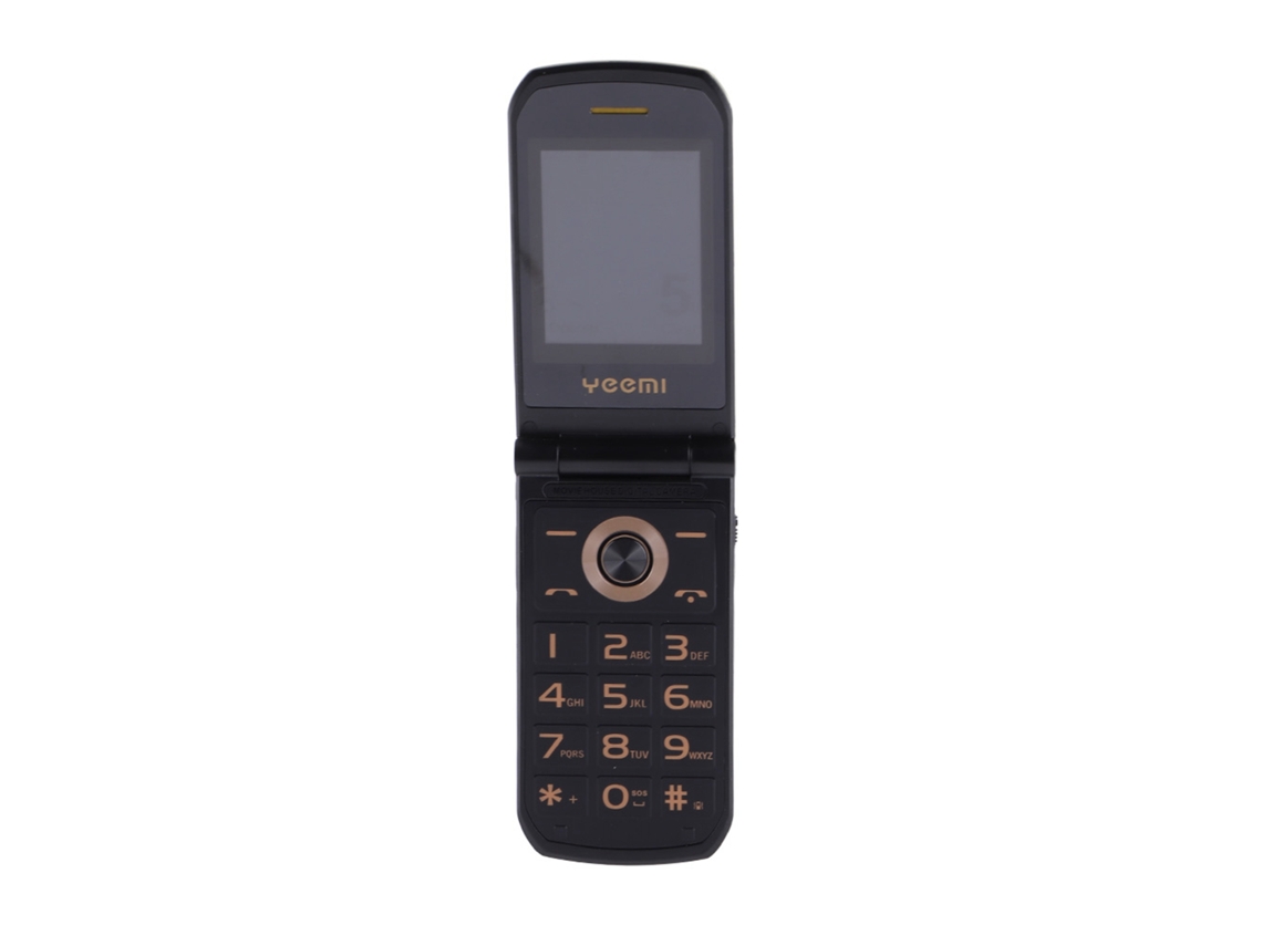 Móvil De Tapa Abatible Con Botones Grandes, Doble Sim Y Doble Standby