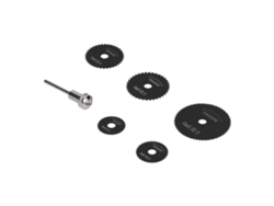 Juego De 5 Hojas De Sierra Circular Hss Para Cortar Metal, Madera Y Plástico.