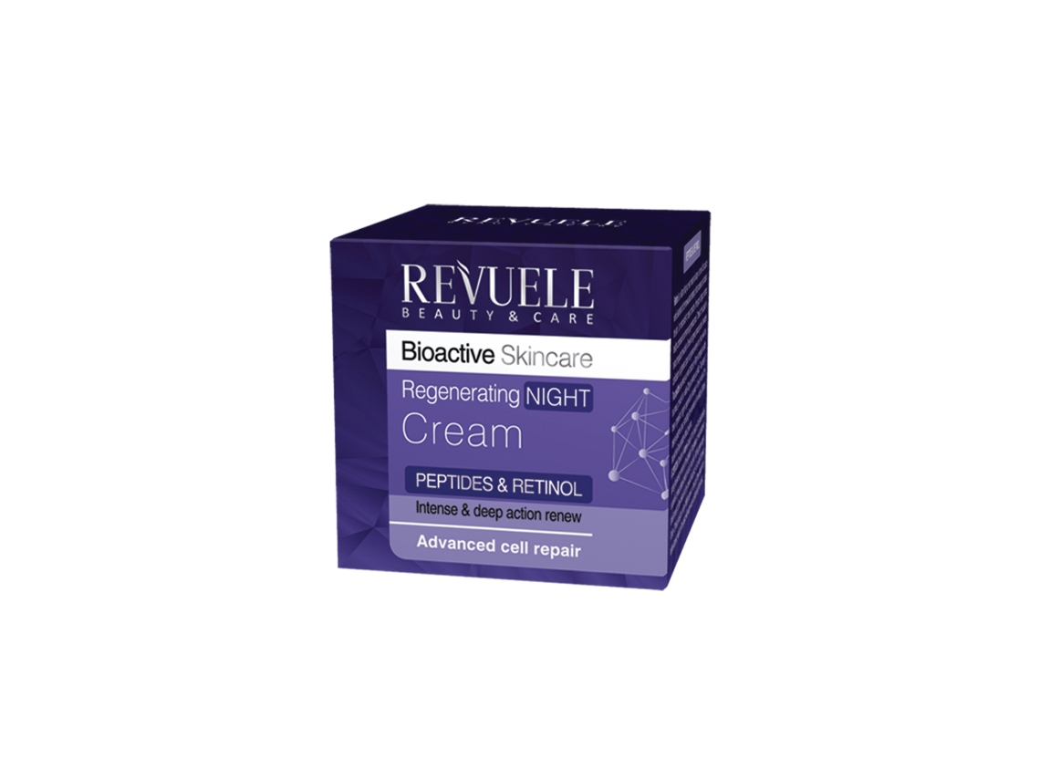 Bioactive Péptidos y Retinol Crema de Noche Regeneradora 50 ml REVUELE