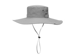 2026-gorra De Cubo Con Visera Ancha Upf50+ Impermeable Ajustable Para Hombre Senderismo Camping Playa Gris Claro