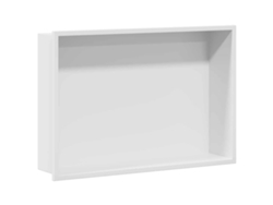 Nichos de ducha de acero inoxidable blanco MAISON EXCLUSIVE 45x30x9,5 cm