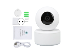 Cámara De Seguridad Inteligente Con Audio Bidireccional, Detección Humana Ai, Visión Nocturna Infrarroja, 1080p Hd, Plug Eu 100-240v