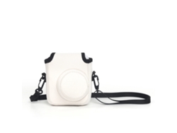 YUYSAN Bolsa de tela para cámara instantánea de buceo adecuada para Fuji instax mini12 bolsa de almacenamiento suave para cámara blanca