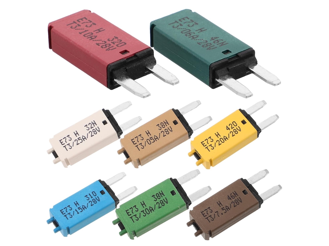 Kit De 8 Fusibles Automotrices De Perfil Bajo, Micro Estándar, Para Camping, Barcos, Automóviles, Autobuses Y Camiones.
