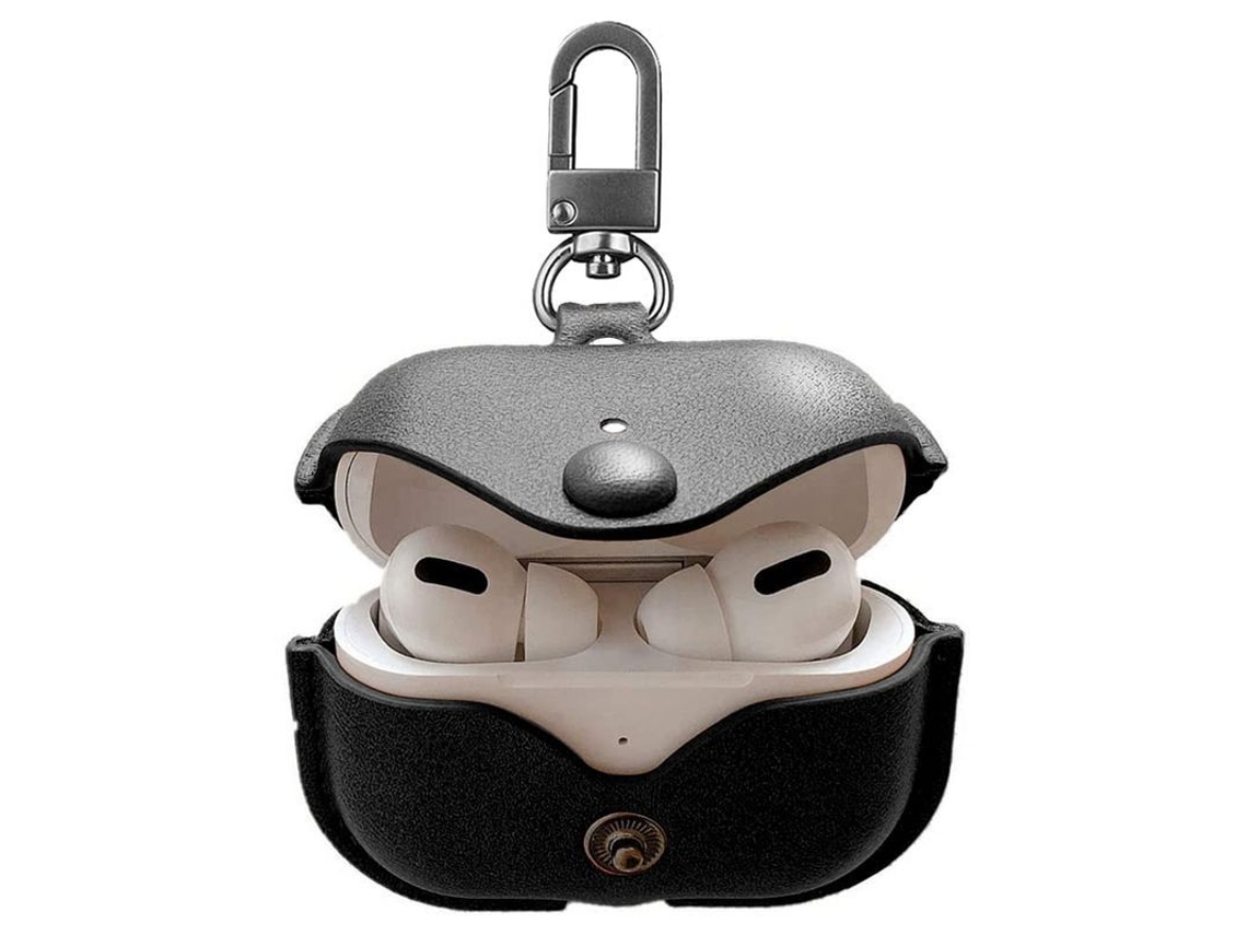 2026-cubierta Protectora De Cuero Auténtico Para Apple Airpods Pro 2 Con Carga Inalámbrica Y Led Visible
