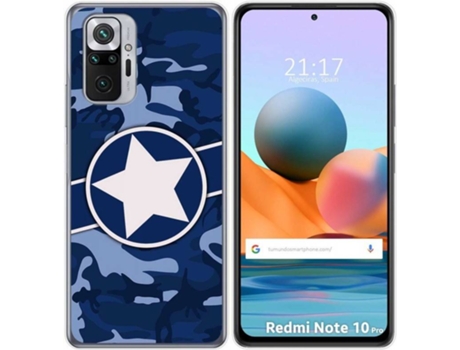 Carcasa Xiaomi Redmi Note 10 Pro TUMUNDOSMARTPHONE Camuflaje 03 Multicolor