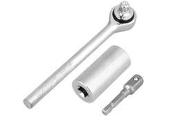 Llave dinamométrica universal con adaptador para taladro, vasos de 7-19 mm, accesorio para llave de vaso