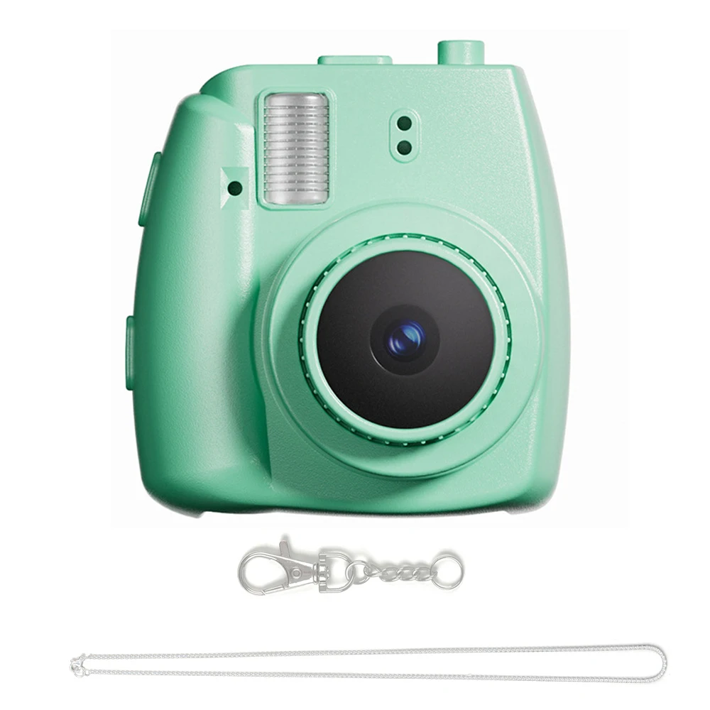 Mini câmera digital CCD com flash, recursos de foto/vídeo e tecido de 0,96 polegadas. MDUG (verde Sem Entrada para Cartão Tf)