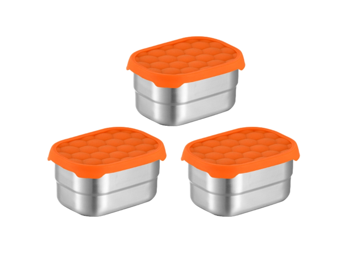 Recipientes para refrigerios pequeños de acero inoxidable a prueba de fugas NEVEANCE