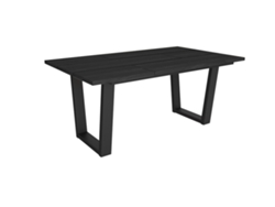 Mesa Comedor, 167x90x74cm, Para 8 Comensales, Muebles Comedor, Negro