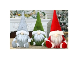 Adornos Navideños De Peluche: Gnomos, Elfos Escandinavos Y Figuras De Papá Noel, Adornos Navideños Hechos A Mano, Juego De 3 Piezas, Ergonóm