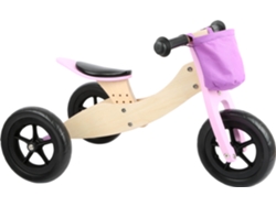Triciclo SMALL FOOT COMPANY (Madera - Rosa - 72 x 38 x 45 cm)