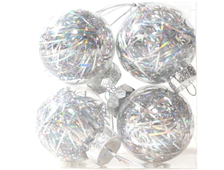 Adornos de bolas de Navidad, para árboles de Navidad, bodas, fiestas, decoraciones navideñas, estilo 4