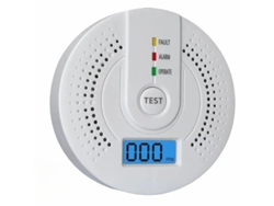 Detector Monóxido Carbono Co Led Botón Silencio Seguridad Hogar