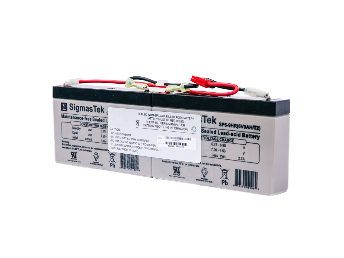 Batería de plomo-ácido sellada para SAI BK650 AS Bat de 12 V con almacenamiento en origen (VRLA)