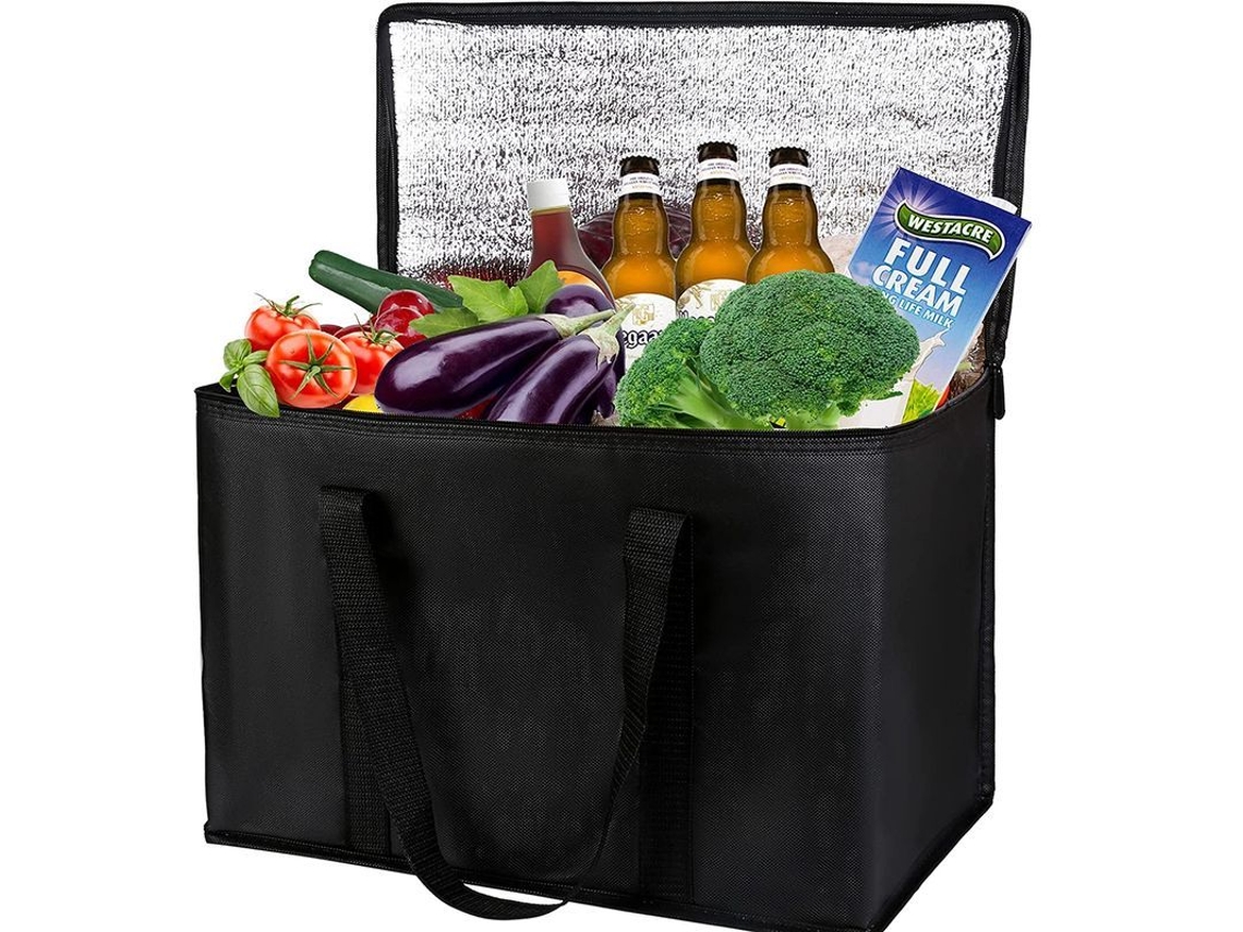 Bolsa Isotérmica Reutilizable Y Plegable Para Transportar Alimentos Calientes O Fríos, Ideal Para Acampar.