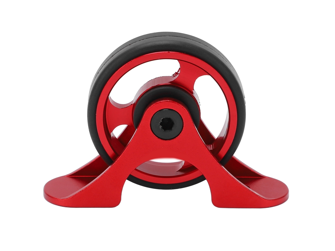 Guardabarros Plegable Con Rueda Para Bicicletas Brompton Y Dahon - Accesorio Rojo