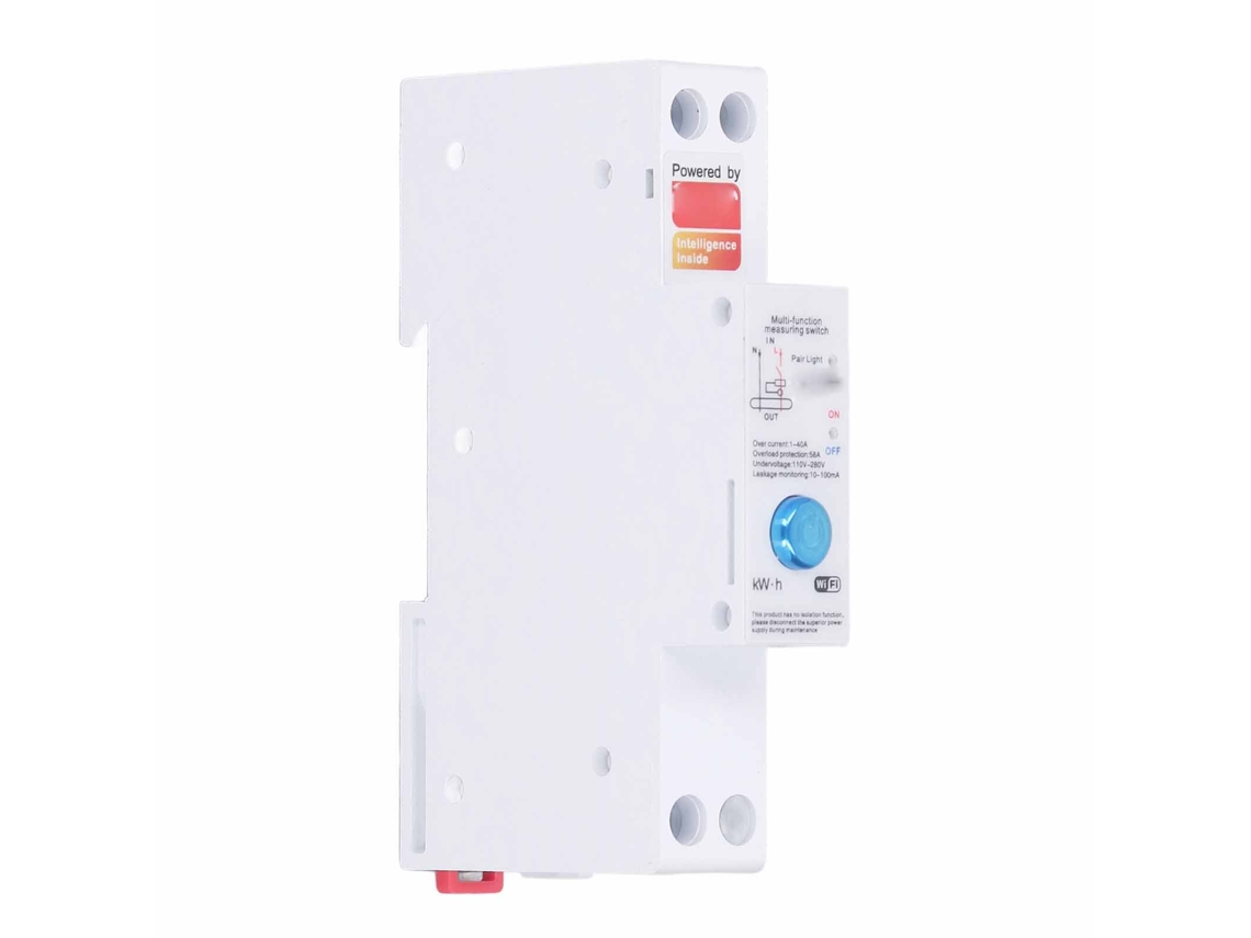 Yncm2026-interruptor De Circuito Wifi Inteligente Con Control Remoto Y Protección Contra Sobrecarga Monitoreo De Energía Ac110-280v