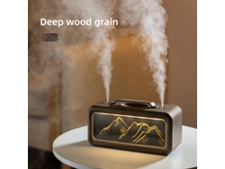 Humidificador Snow Mountain, diseño de chimenea, dos caños, gran capacidad Mdug (shenmu)