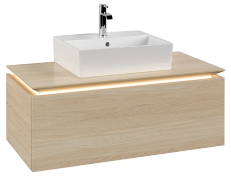 Villeroy &amp Boch Legato Vanity unit B603 1000x380x500mm centro lavabo iluminación LED