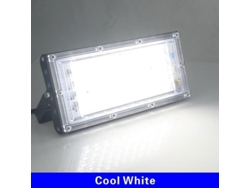 2026-foco Led Exterior Impermeable Ip65 50w 220-240v 180° Rgb/blanco Cálido/frio Aluminio Blanco Frío