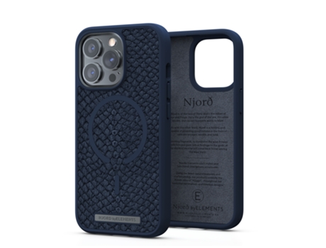 Funda para iPhone 13 Pro NJORD BYELEMENTS Azul