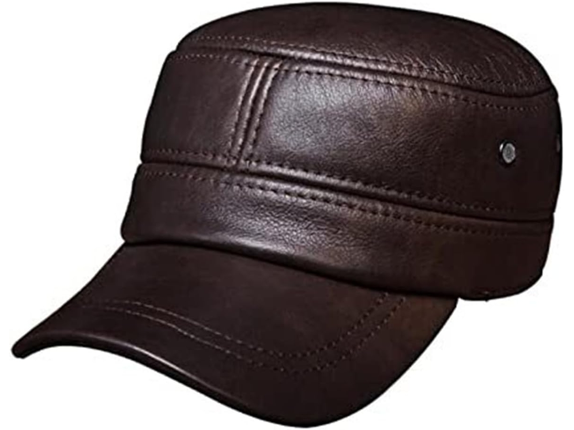 Gorra de béisbol de cuero SFUSHOS