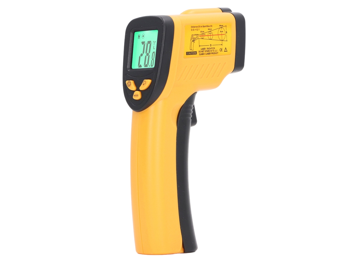 Termómetro Infrarrojo Industrial Portátil Sin Contacto De -50 A 550 °c