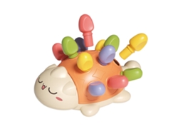 Juguete educativo insertable de erizo ATS para bebés: entrenamiento de concentración y coordinación motora.
