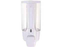 Dispensador de jabón líquido para baño de pared ZK ABS Rosewell (blanco, 350 ml)
