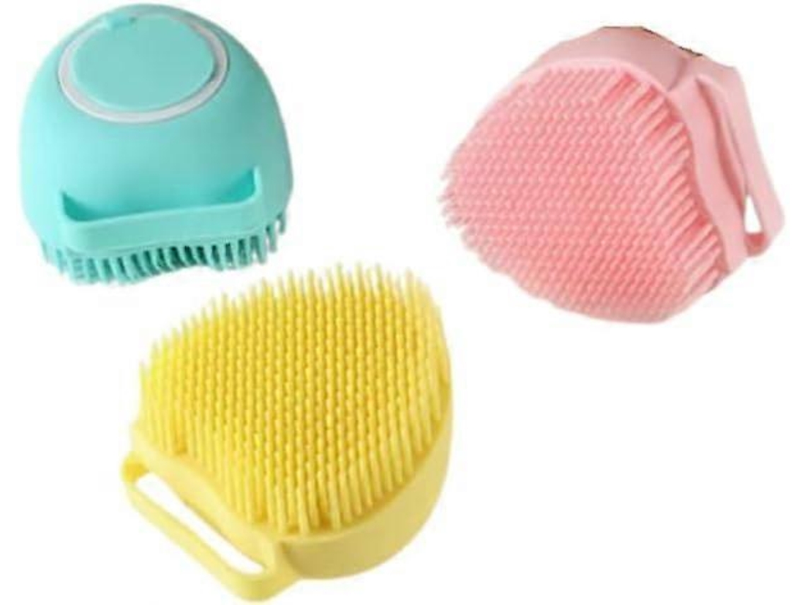 Cepillo de baño de silicona para niños, adultos y mascotas. Limpieza y masaje suaves. Nostalgia88