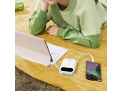 Banco De Energía Baseus Ppqd3-1022d De 22,5 W, 73 Wh Y 20?000 Mah Con Dos Cables Integrados, Fuente De Alimentación Externa Con 2 Entradas Y 4 Salidas