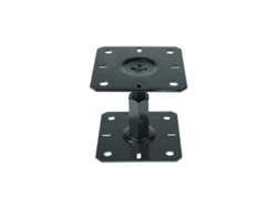 Soporte Regulable Negro Para Postes Entre 13X13 Y 15X15Cm Por Unidad WOVAR
