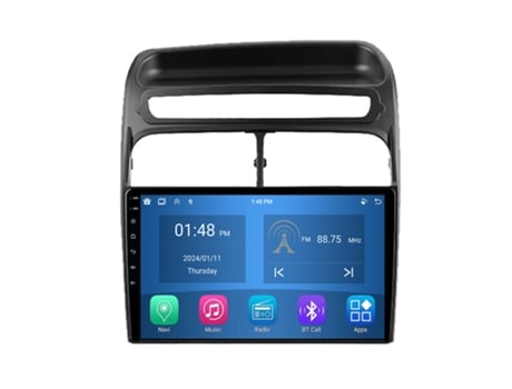 Autoradio 4GB RAM64GB ROMM ROVERONE para Fiat Linea Grande Punto 2006 - 2012 CarPlay Android Coche Radio Bluetooth GPS Navegación