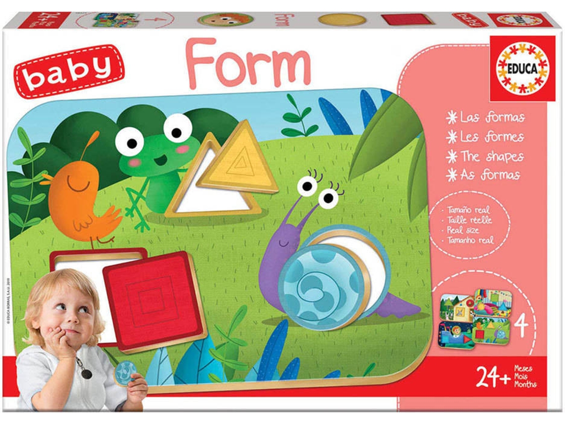 Juego Educativo EDUCA Baby Formas (Edad Mínima: 2 Años - 31,6 x 21,7 x 4,6 cm)